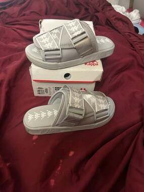 Kappa Gray 222 Banda Mitel 11 Slide Sandals